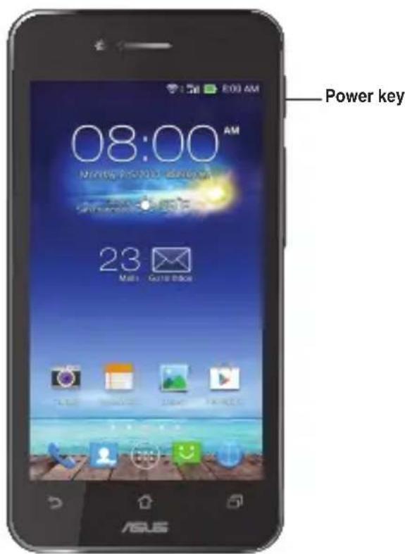 Power key 08:00 AM 23 Mail Guide Box ASUS