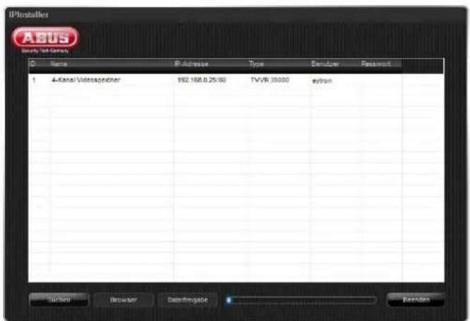 IPI Installer ASUS Sandy 194 Century ID Name IP Address Type Denator Password 1 4-Kanal Visionspeicher 192.168.0.25:00 TVWR 35000 extron Surcher Browser Datafrugabe Breakdown