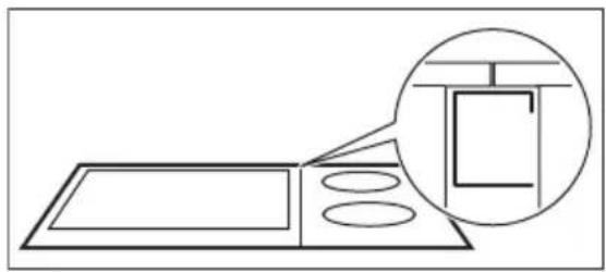 ELECTROLUX EQW4111BOG - Corte de la encimera - 2