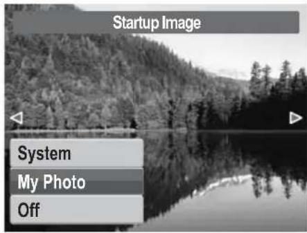 Startup Image System My Photo Off