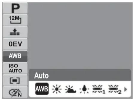 P 12M 0EV AWB ISO AUTO Auto AWB