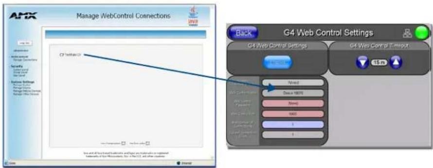 ANX Manage WebControl Connections Back G4 Web Control Settings G4 Web Control Settings G4 Web Control Turnout 15 m Need Down: 100% Need 600 1 2 Done Done at the start of the network and group are transferred to registered Networks of the Web Control, Data is the U.S., and other conditions.