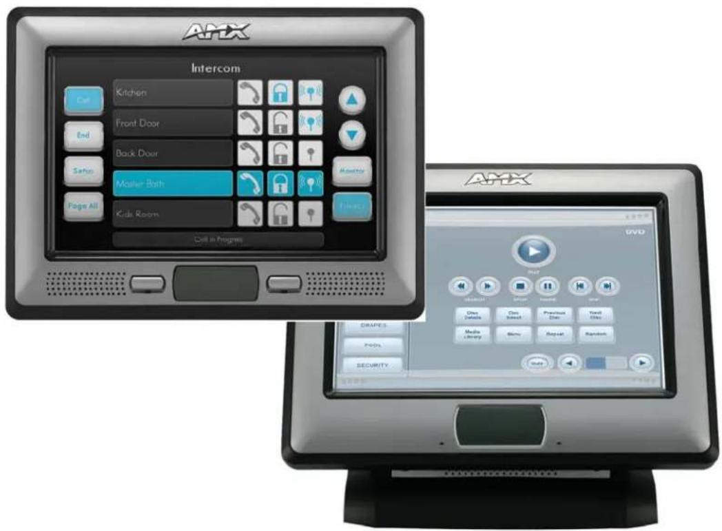 AMX Intercom Kitchen Front Door Back Door Menu Master Both Page All Kick Room Call in Progress AMX DVD DRAPES PoOL SECURITY