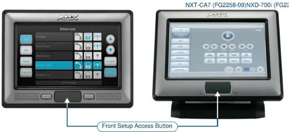 NXT-CA7 (FG2258-09)NXD-700i (FG22 Intercom Kushan Front Door Back Door Setup Mouse Bars Page 41 Kob Room Left to Right Front Setup Access Button