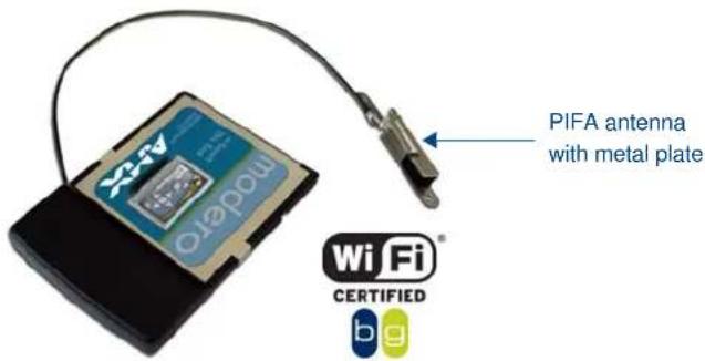 PIFA antenna with metal plate WiFi® CERTIFIED bg