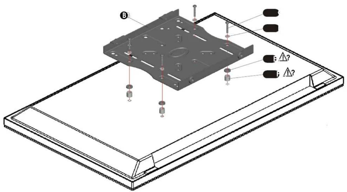 Technical diagram of a device casing with labeled components and annotations in Chinese