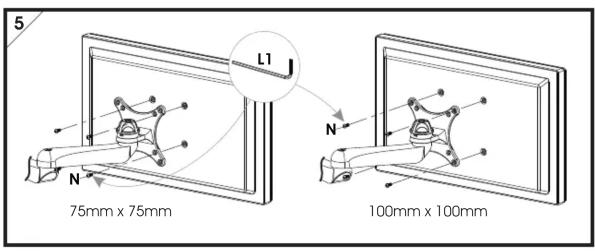 5 L1 75mm x 75mm N N 100mm x 100mm
