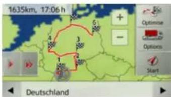 1635km, 17:06 h Optimise Options Start Deutschland