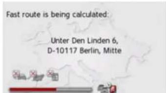 Fast route is being calculated: Unter Den Linden 6, D-10117 Berlin, Mitte