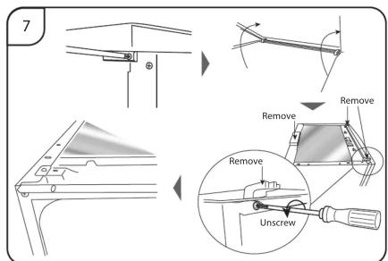 7 Remove Remove Remove Unscrew