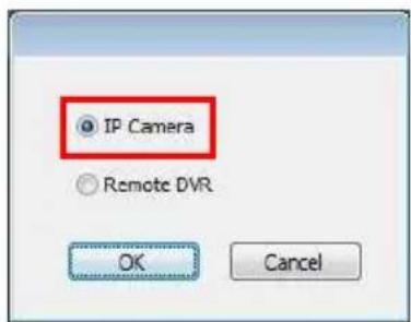 IP Camera Remote DVR OK Cancel