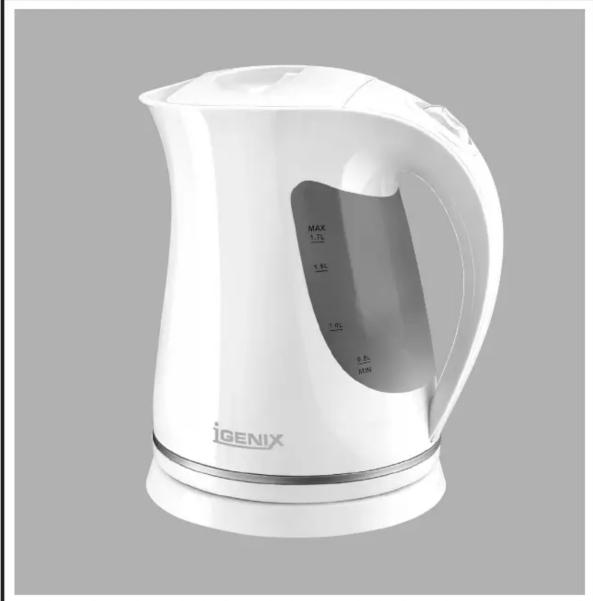 Igenix IG7104 - Litre Cordless Jug Kettle Model Number: IG7104/IG7204 - 1