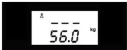δ 56.0 kg