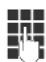 GIGASET Euroset 5040 XL - To enter an external line prefix: - 1