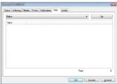 Status Indump Media Printer Folinclides Data Adobe Males Nav Total 0 OK Annuler Expand