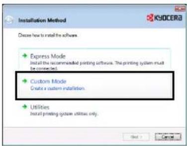 KYOCERA FS-1320D/KL3 - Installation af software i Windows - 8