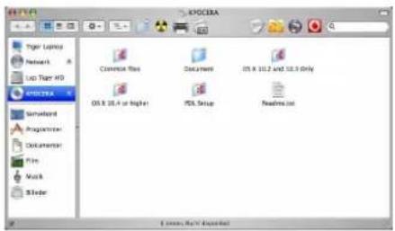 Tiger Locus Network Lup Tigr #2 Microsoft Simulated Programmter Outcameter File Work Sluster Common files Document OS X 10.2 and 10.3 Only OS X 10.4 or higher PSA Setup Readfile.txt
