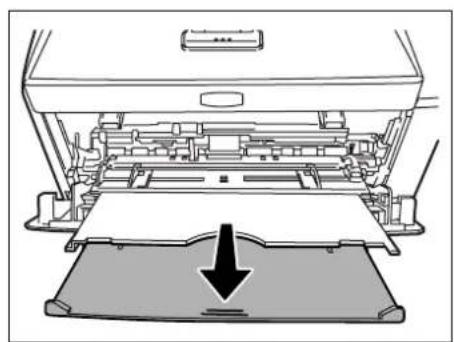 KYOCERA FS-1320D/KL3 - Ilægning af papir i MF-bakke (multifunktionsbakke) - 3