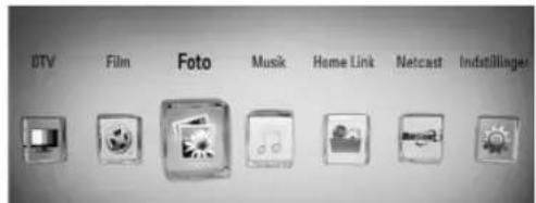 DTV Film Foto Musk Home Link Netcast Indstillinger