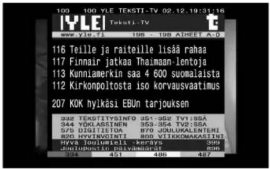 LG BDC590 - Sådan bruger du teletekst (Sådan ser du teletekst) - 1