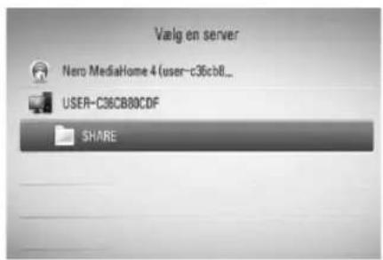 Vaig en server Nero MediaHome 4 (user-c36cb8... USER-C36CB80CDF SHARE