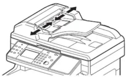 KYOCERA FS-C2526MFP/KL3 - Justér størrelsen på originalpladen. - 1