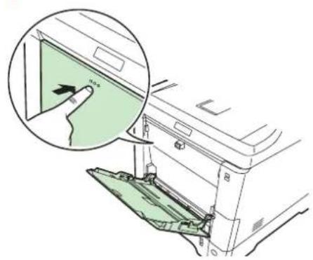 KYOCERA FS-C2526MFP/KL3 - Justér multifunktionsbakkens størrelse. - 1
