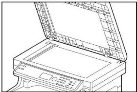 KYOCERA FS-C2126MFP+/KL3 - Placering af originaler på glasplade - 1