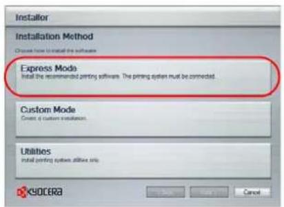 KYOCERA FS-C2126MFP+/KL3 - Installation af printerdriveren i Windows - 2