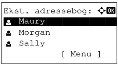 Ekst. adressebog: OK Maury Morgan Sally [ Menu ]