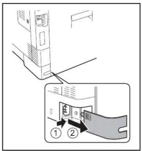 KYOCERA FS-C2126MFP+/KL3 - Tilslutning af kabler - 3