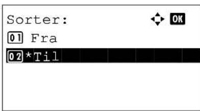 Sorter: 01 Fra 02 *Til