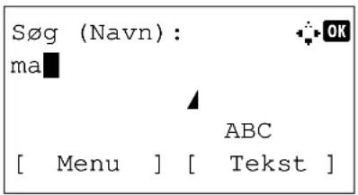 Søg (Navn) : ma ABC [ Menu ] [ Tekst ]