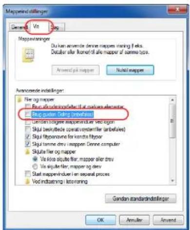 Mappenind stillinger Densert Vo Slog Mappenstninger Du kan anvende denne mappers vanning if reks. Detaler efter ikonen til alle mappers af somme type. Anend på mapper Nuttell mapper Avancende indallinger: Fier og mapper Bus avordendenter til at portes elementes Bug folder (Ordering) (anerisks) Garden bögere mappenindler ved organ Skut beskuttelse operativestamiller (anerisks) Skut fitpomavne for svonsta flypor Skut timme drev i mappen. Denne computer Skutte filer og mapper Ve ikke skutte filer, mapper eller drev Ve skutte filer, mapper og drev Start mappenindler i en separal proces Vod indiatning i listatning Garden standardindallinger OK Annuler Anend