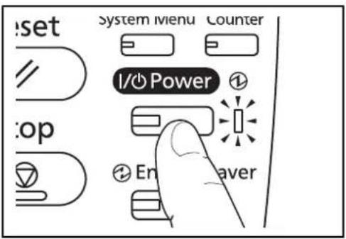 set System menu Counter I/O Power op Enaver