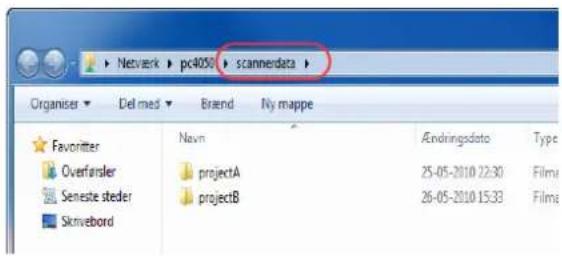 Network pc4050 scannerdata Organiser Del med Brand Ny mappe Favorite Navn Endringsdato Type Overførsler projectA 25-05-2010 22:30 Filma Seneste steder projectB 26-05-2010 15:33 Filma Skmvebord
