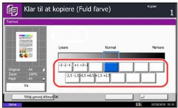 Klar til at kopiere (Fuld farve) Kopier 1 Teethed Lysere Normal Markere Original : A4 Zoom : 100% Papir : A4 Vis -3 -2 -1 +1 +3 +2 -2.5 -1.5 -0.5 +0.5 +1.5 +2.5 Tilfaj genvej Afbryd OK Status 10/19/2019 10:10
