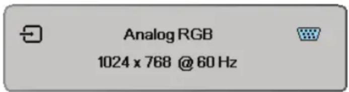 Analog RGB 1024 x 768 @ 60 Hz