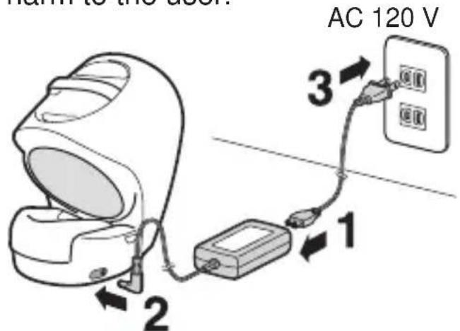 AC 120 V 3 1 2 3