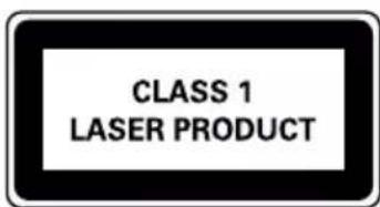 CLASS 1 LASER PRODUCT