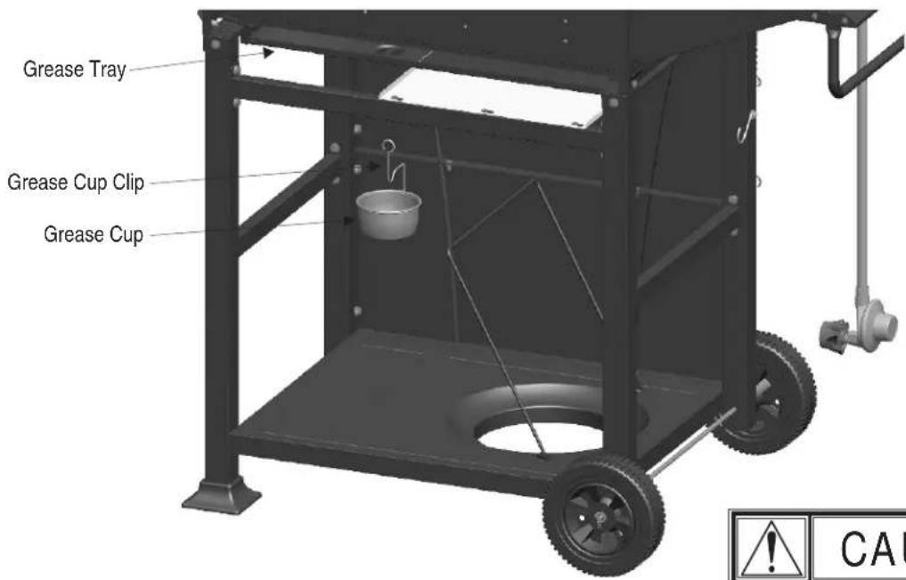 Grease Tray Grease Cup Clip Grease Cup CAU