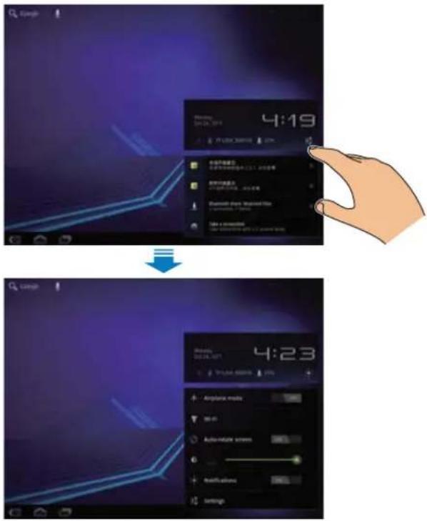 4:19 Battery Time: 24.00 PM 4:23 Amplitude mode 86.00 Auto-inclusive screen Audio buttons Settings