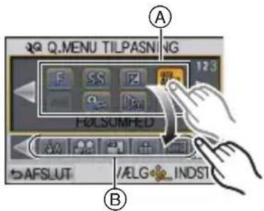 Q MENU TILPASNING A F S S P HOLSUMHED AFSLUT /ALG INDST B
