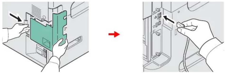 KYOCERA FS-6530MFP/KL3/FAX - Tilslut maskinen. - 1