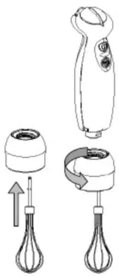 GORENJE MPE700B - Brug af piskeren - 1