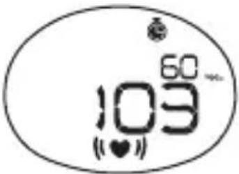 OMRON HR-310 - VIEW DATA AND CURRENT HEART RATE WHILE STOPWATCH IS RUNNING - 1