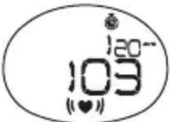 OMRON HR-310 - VIEW DATA AND CURRENT HEART RATE WHILE STOPWATCH IS RUNNING - 3