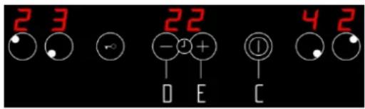 2 3 2 2 - + ① 4 2 D E C