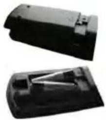 ITT LED 26H-3675-W - Installing the Batteries to the Remote - 1