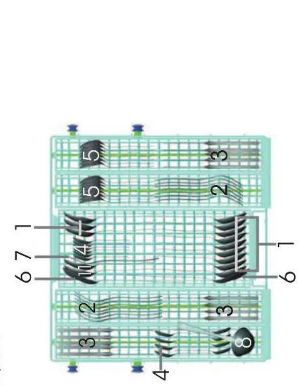 GORENJE GS63314XS - Zlaganje posode v skladu z EN50242: - 2